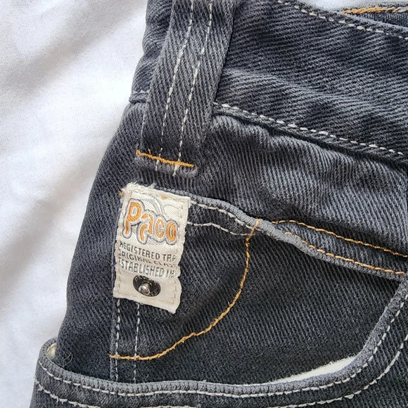 Vtg Paco Jeans Y2K Men's Black Shorts Distressed Size 30 Is Used - Picture 3 of 13